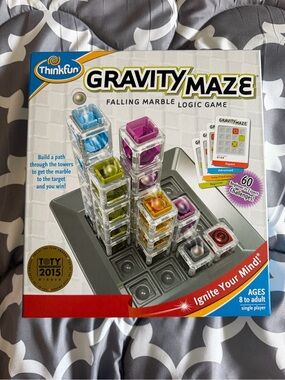 Gravity Maze Marble Logic Game - Multicolor